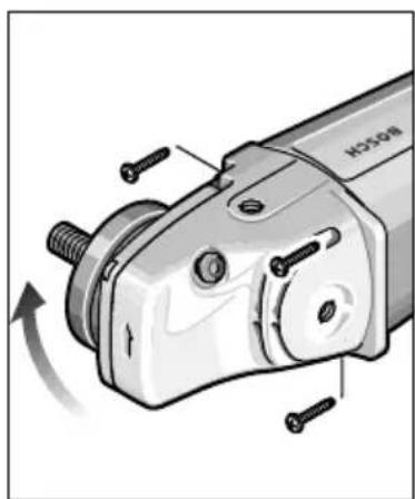 BOSCH GWS 21230 JHV Professional - Koneen paan kierto - 1