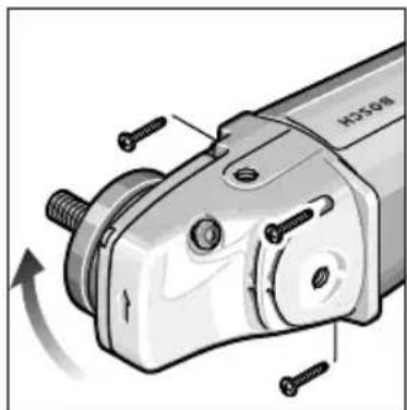 BOSCH GWS 21230 JHV Professional - YcTaHOBЯBaHe Ha KopnyCa Ha peDyKTopa - 1