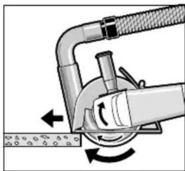 BOSCH GWS 21230 JHV Professional - Skæring i sten - 3