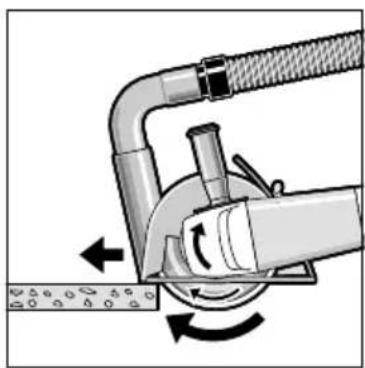 BOSCH GWS 21230 JHV Professional - Kiviaeksen leikkaus - 3