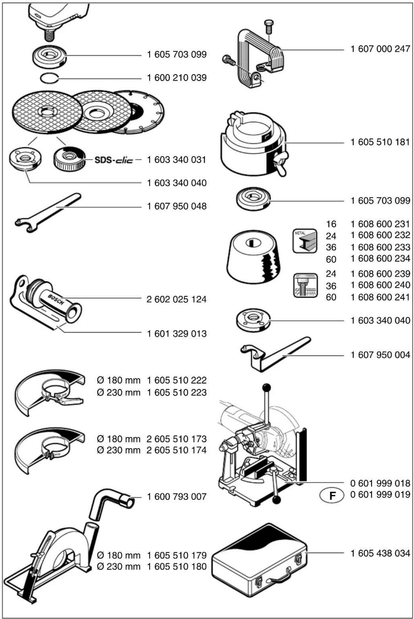 BOSCH GWS 26230 BV Professional - GWS 21-180/230 (J)HV GWS 24-180/230 (J)BV GWS 26-180/230 (J)BV PROFESSIONAL - 3