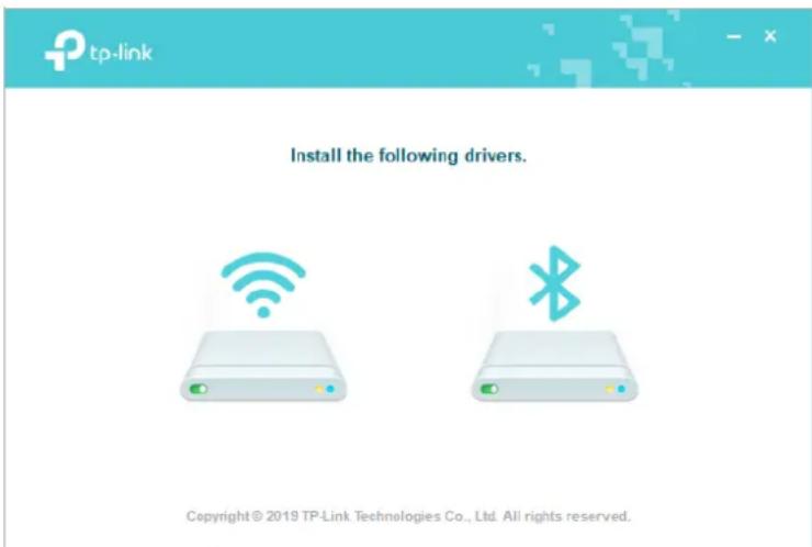 TP-LINK Archer TX3000E - Installation des pilotes - 1