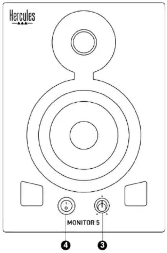HERCULES Monitor 5 - MONITOR 5 HOPARLÖRLERİN KULLANILMASI - 1