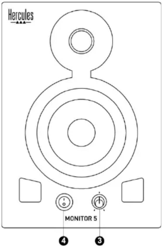 HERCULES Monitor 5 - UTILISATION DES ENCEINTES MONITOR 5 - 1