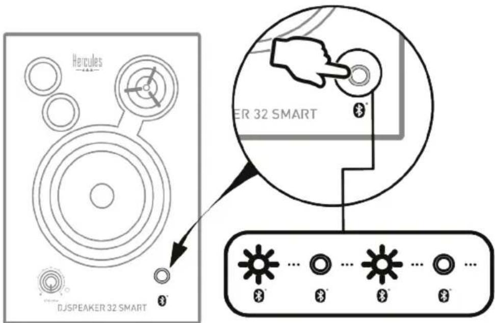 HERCULES DJSpeaker 32 Smart - Ensimmäisen laitteen yhdistäminen - 1