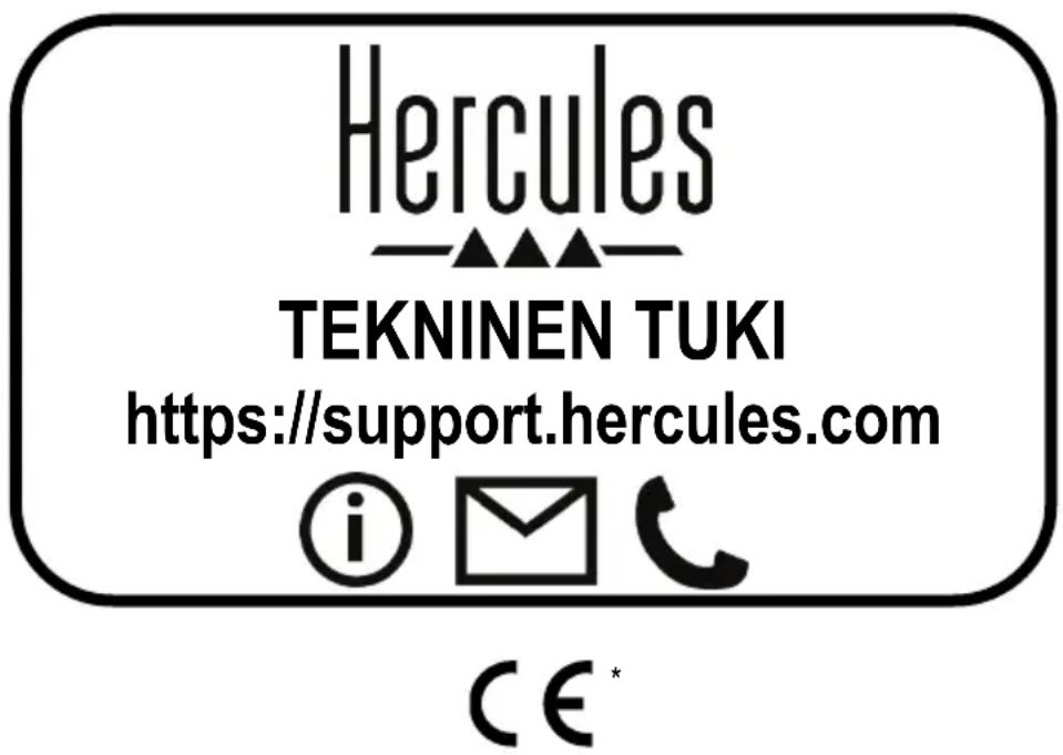 HERCULES DJSpeaker 32 Smart - ILMOITUS EU-DIREKTIIVIEN NOUDATTAMISESTA - 1