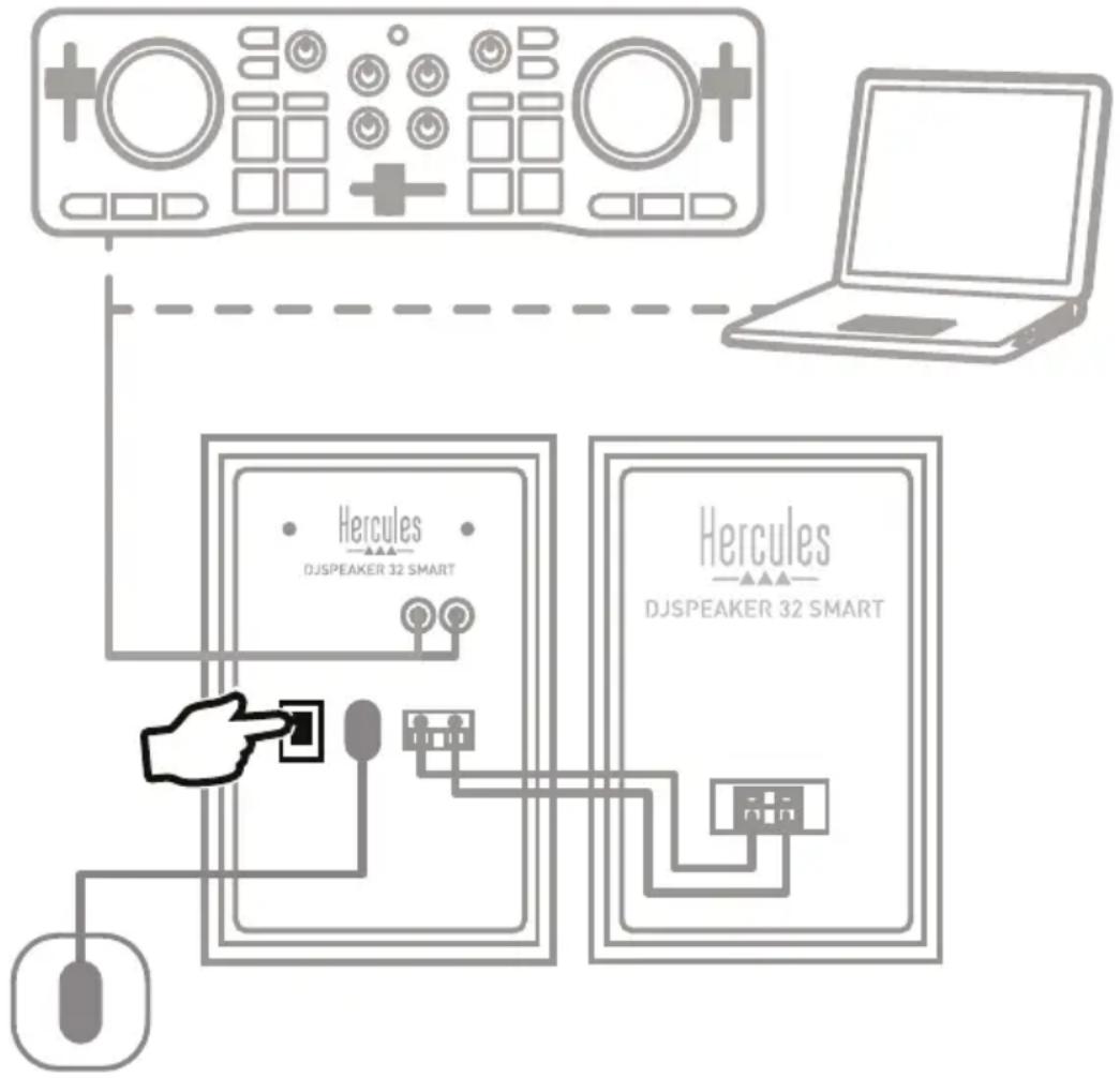 HERCULES DJSpeaker 32 Smart - DJSPEAKER 32 SMART スビ一力一キットを使用する - 1