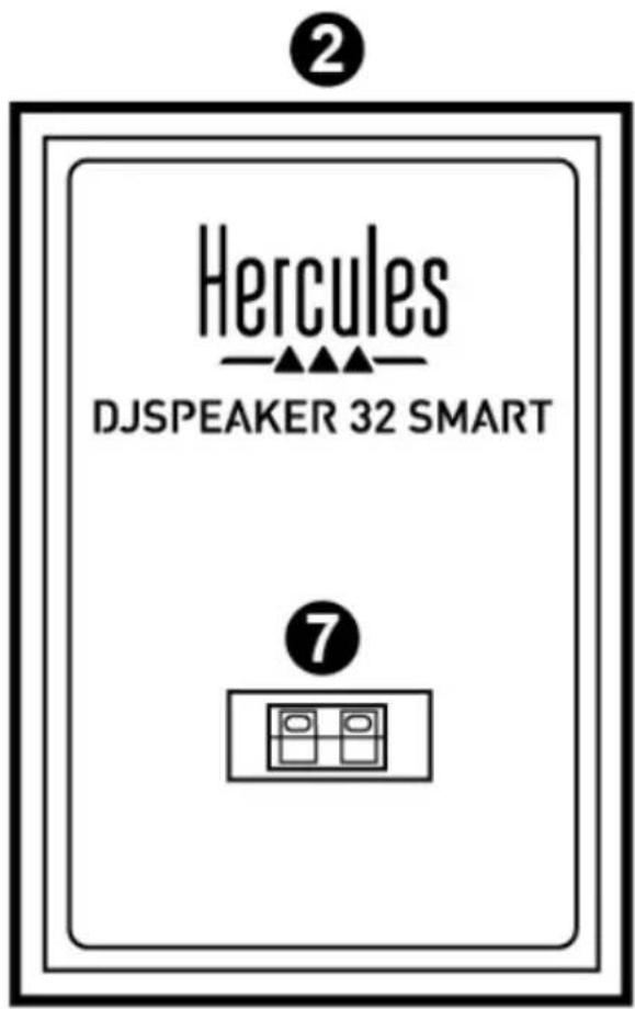 HERCULES DJSpeaker 32 Smart - Połaczenia przygewodowe - 2