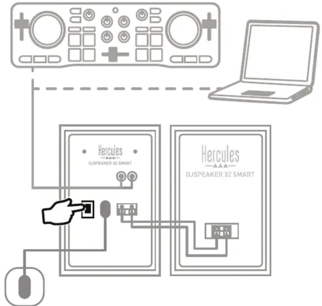HERCULES DJSpeaker 32 Smart - DJSPEAKER 32 SMART-KAIUTINSETIN KÄYTTÖ - 1