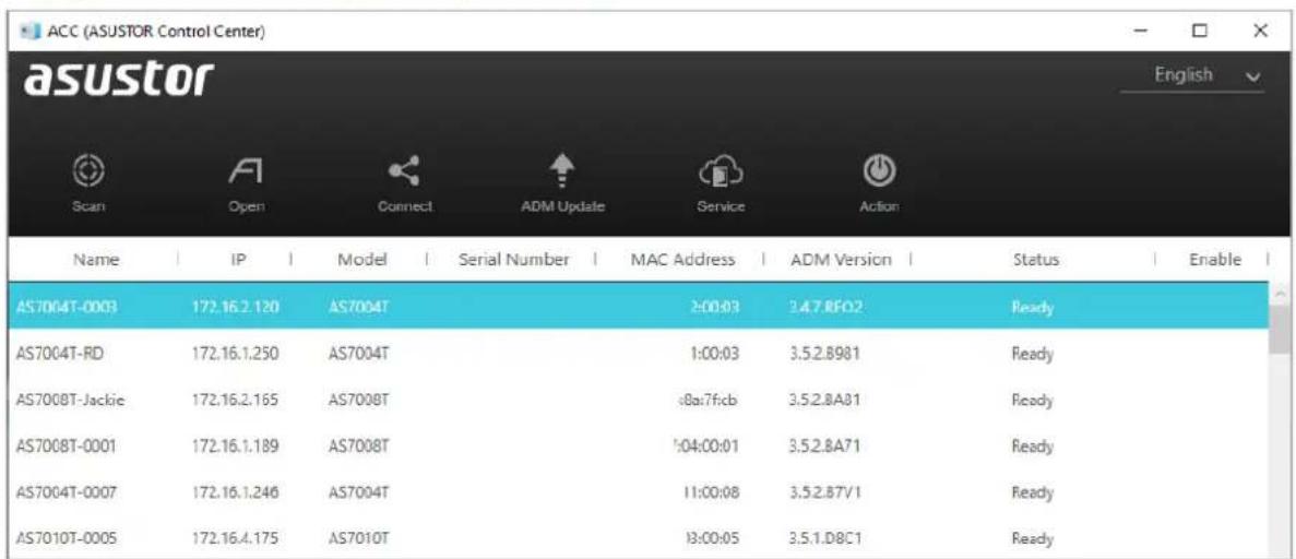Asustor AS6210T - ACC (ASUSTOR Control Center) (PC/Mac) - 1