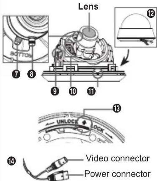 SAMSUNG SCCB5353P - Components of your camera - 2