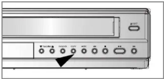 SAMSUNG DVDV6600K - Copie du DVD vers le magnétoscope - 1