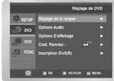 SAMSUNG DVDV6600K - Choix de la langue des sous-titres - 1