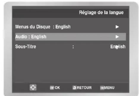 SAMSUNG DVDV6600K - Choix de la langue de la bandesonore - 2