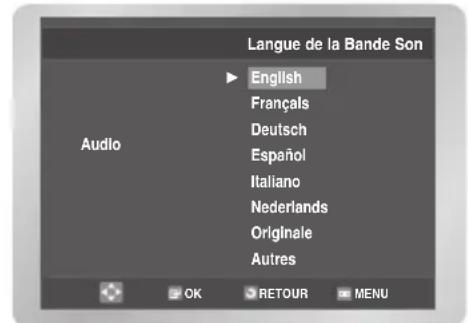 SAMSUNG DVDV6600K - Choix de la langue de la bandesonore - 3