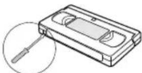 SAMSUNG DVDV6600K - Protégez une cassette Enregistree - 1