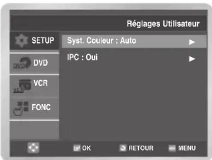 SAMSUNG DVDV6600K - Sélectionnez le mode couleur - 2