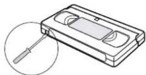 SAMSUNG DVDV440 - Protégez une cassette enregistrée - 1