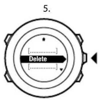 SUUNTO Ambit 2 2.0 - Suppression d'un point d'intérêt (POI) - 6