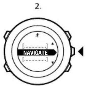 SUUNTO Ambit 2 2.0 - Utilisation de la fonction Chemin de retard - 2
