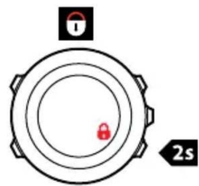 SUUNTO Ambit 2 2.0 - Utilisation du rétroéclairage et du verrouillage des boutons - 2