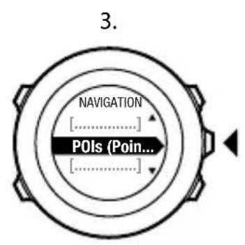 SUUNTO Ambit 2 2.0 - Navigation vers un point d'intérêt (POI) - 3