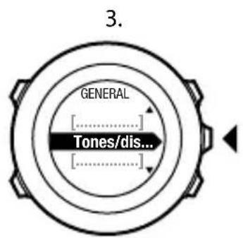 SUUNTO Ambit 2 2.0 - Réglage du contraste de l'affichage - 3