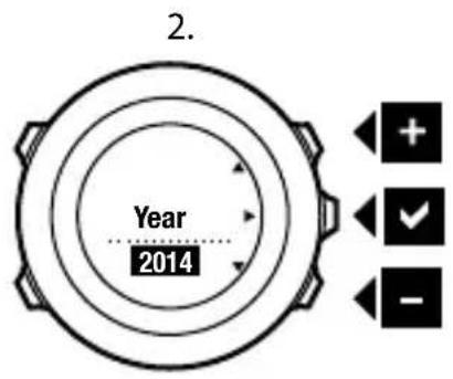 SUUNTO Ambit 2 2.0 - Paramétrage de la date - 2