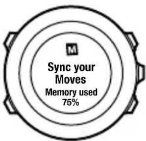 SUUNTO Ambit 2 2.0 - Indicateur de mémoire restante - 1