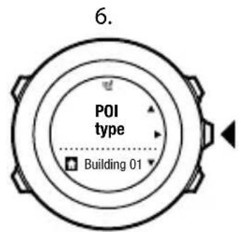 SUUNTO Ambit 2 2.0 - Ajout de votre position en tant que point d'intérêt (POI) - 6