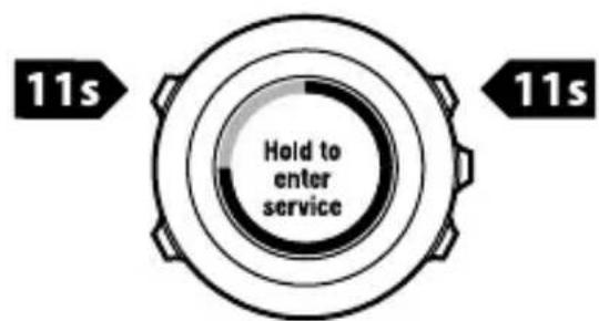 SUUNTO Ambit 2 2.0 - Menu de maintenance - 1