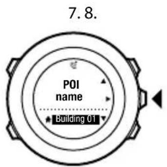 SUUNTO Ambit 2 2.0 - Ajout de votre position en tant que point d'intérêt (POI) - 7