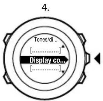 SUUNTO Ambit 2 2.0 - Réglage du contraste de l'affichage - 4