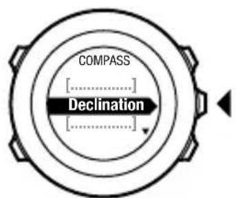 SUUNTO Ambit 2 2.0 - Réglage de la valeur de declinaison magnétique - 4