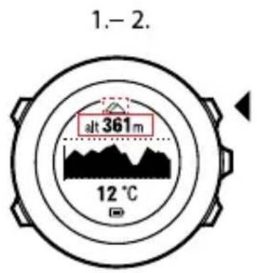SUUNTO Ambit 2 2.0 - Enregistrement de l'altitude - 1
