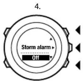 SUUNTO Ambit 2 2.0 - Alarme orage - 4