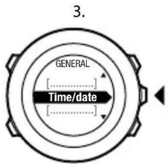 SUUNTO Ambit 2 2.0 - Modification des paramètres d'heure - 3