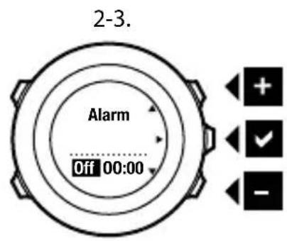 SUUNTO Ambit 2 2.0 - Paramétrage de l'alarme - 2