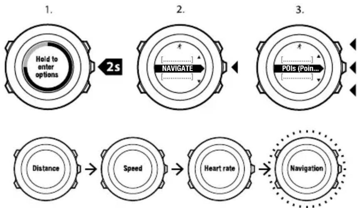 SUUNTO Ambit 2 2.0 - Navigation pendant l'exercice - 1