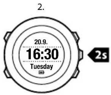 SUUNTO Ambit 2 2.0 - LIAISON D'UN CAPTEUR DE VITESSE OU D'UNE CEINTURE DE FREQUENCY CARDIAQUE - 1