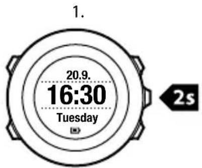 SUUNTO Ambit 2 2.0 - Modification des paramètres d'heure - 1