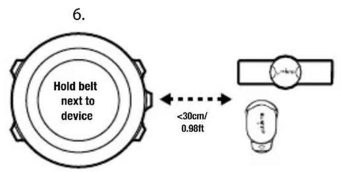 SUUNTO Ambit 2R 2.0 - LIAISON D'UN CAPTEUR DE VITESSE OU D'UNE CEINTURE DE FREQUENCY CARDIAQUE - 5