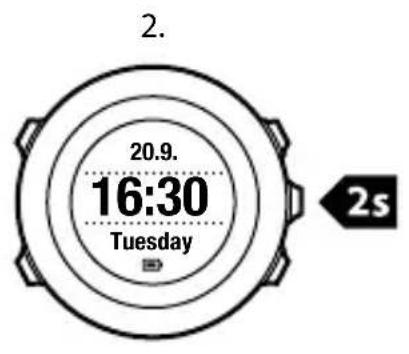 SUUNTO Ambit 2R 2.0 - LIAISON D'UN CAPTEUR DE VITESSE OU D'UNE CEINTURE DE FREQUENCY CARDIAQUE - 1