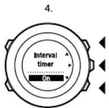 SUUNTO Ambit 2R 2.0 - Utilisation du compteur d'intervalles - 4
