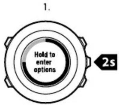 SUUNTO Ambit 2R 2.0 - Utilisation de la fonction Chemin de retard - 1