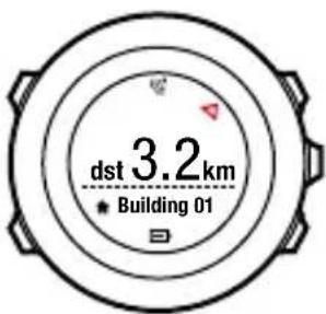SUUNTO Ambit 2R 2.0 - Navigation vers un point d'intérêt (POI) - 9