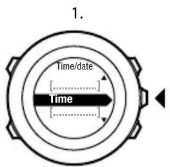 SUUNTO Ambit 2R 2.0 - Paramétrage de l'heure - 1