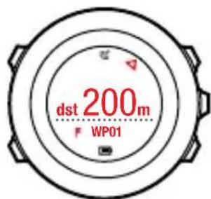 SUUNTO Ambit 2R 2.0 - Vue de la navigation par points de passage - 1