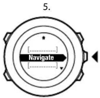 SUUNTO Ambit 2R 2.0 - Navigation vers un point d'intérêt (POI) - 6