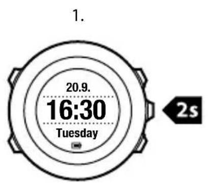 SUUNTO Ambit 2R 2.0 - Réglage de la valeur de declinaison magnétique - 1